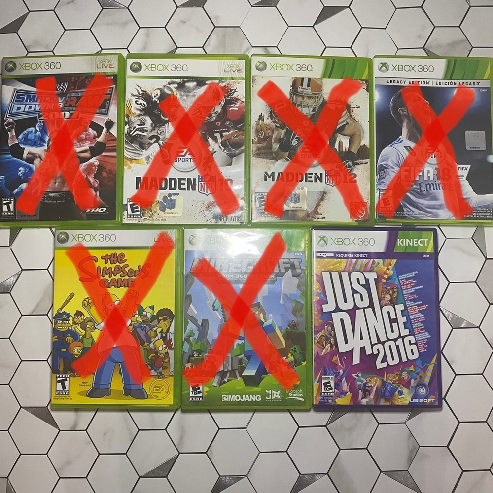 (1) Xbox 360 Games/1 game for $10